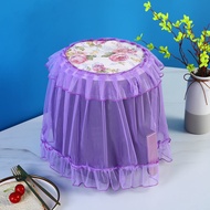 Air Fryer Dust Cover  Lace Embroidery Dust Cover Fabric Kitchen Household Appliances Cover Cloth Cov