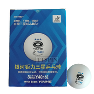 Yinhe 3-Star Y40+ ABS+ Poly Blue Ball - Bola Pingpong Tenis Meja Bintang