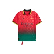 PUMA x AC MILAN X Off White™ AC Milan SS25 Soccer Jersey Fan Edition Mens Eternal Red/Black 783001-0