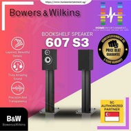 BOWERS & WILKINS B&W 607 S3 BOOKSHELF SPEAKERS (EXPERIENCE THE TRUE SOUND NOW) (IN-STOCK | PRICE BEA