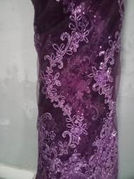 kain brokat premium meteranKain Tile Meteran Mewah. Kain Tile bordiran motif  bunga Kain Brukat Lemb
