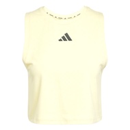 Adidas Power Tank Tops Womens Pink Yellow Crew Neck Moderate Racerback JG6182