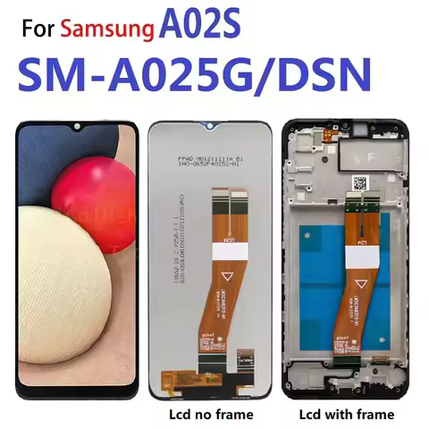 For Samsung Galaxy A02S M02S A025G/DSN LCD Display Touch Screen Digitizer A025G Assembly Replacement