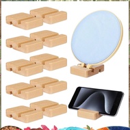 10 Pcs Embroidery Hoop Display Embroidery Hoop Wooden Base Holder Embroidery CrossStitch Stand for E