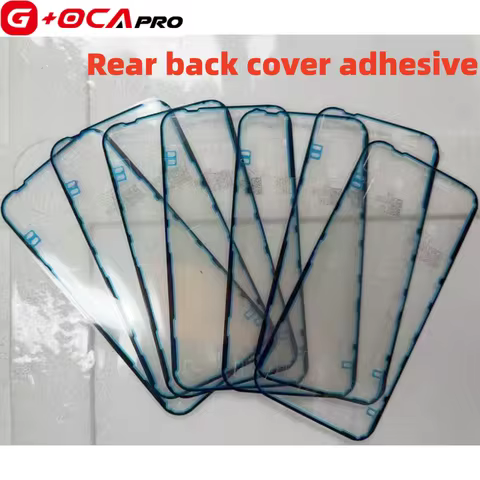 10pcs G+OCA Ori Waterproof Back Cover Seal White Tape Adhesive for iPhone X XR XS 11 12 13 14 15 16 
