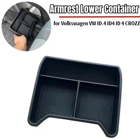 Car Console Armrest Lower Container Storage Box Refit for Volkswagen VW ID.4 ID4 ID 4 CROZZ Auto Int