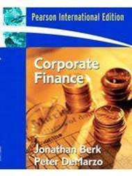 【Corporate Fi】《Corporate Finance》ISBN:0321416805│Addison Wesley│Jonathan Berk, Peter DeMarzo│九成新