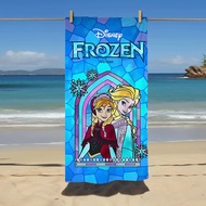 Elsa Anna Beach Towel Frozen Quick Drying Towels Bathroom For Home Playa Baby Serviette Sport Sauna