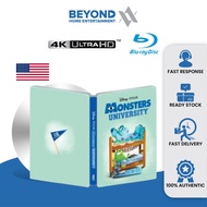 Monsters University Best Buy Exclusive Steelbook (4K Ultra HD + Bluray)  Blu Ray Disc High Definition