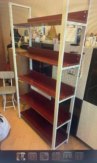 鋼木書架/展示架
