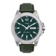 Timex TW2U82000 Essex Avenue นาฬิกาข้อมือผู้ชาย สายหนัง สีเขียว