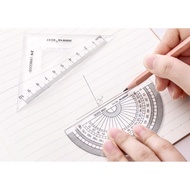 Geometry rulers 180 / 360 degree ruler measuring angle geometry set/set square/triangle ruler JANGKA