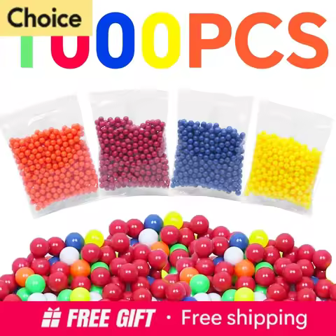 2027 1000 Rounds Airsoft BBs Bullets Colorful 0.1g 6mm BB Pellets Strikeball Rifle Gun Plastic BB Ba