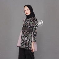 Batik Gaul Batik Wanita Blouse Lengan Panjang Blouse Batik - M to XL