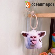 OCEANMAPDZ Vocal Cat Meme Keychain, Electric Plush Oiiai Cat Pendant, Cute Creative Kitty Funny Huh 