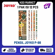 ️H2O ️ Joyko P-98 2B Batik Pencil (1 Pack Contains 12 PCS)