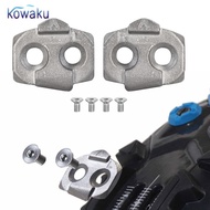 [Ababixa] 2x Mountain Bike Pedal Cleats with Screws Equipment Cycling Shoes Cleats