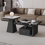 Combination Rectangular Small Apartment Simple New Style Luxury Modern Living Room Coffee Table Ligh
