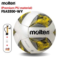 Molten Leather F5A5000 F5A3200 Soccer Football No. 5 Standard Match Training Universal