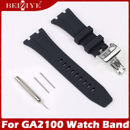 Dây Đeo Cao Su Cho GA2100 GA-2110 3rd 4th 5th GEN Dây Đeo Thay Thế Silicone Chống Thấm Nước Đồng Hồ