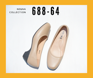 รองเท้าเเฟชั่นผู้หญิงเเบบคัชชูเเฟชั่นส้นปานกลาง No. 688-64 NE&amp;NA Collection Shoes