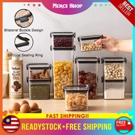MS CLEARANCE Biscuit Snack Tupperware Airtight Multigrain Storage Container Plastic Sealed Cans 干粮收纳