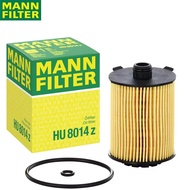 MANN FILTER HU8014Z Oil Filter For GEELY VOLVO CARS XC60 Continental Original Top Sealing Ring 88888