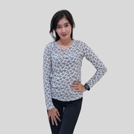AEROPOSTALE - kaos lengan panjang wanita motif branded sisa ekspor