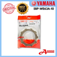 FZ150i FZ V1& FZ150 V2 OLD CLUTCH PLATE SET (5PCS) LINING FRICTION (YAMAHA100%ORIGINAL) 5BP-WE63A-10