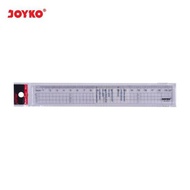 Joyko clear ruler 20cm ruler 20cm ruler square line ruler