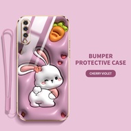 YBD เคส3Dใหม่สำหรับ Samsung A7 2018 A750 A50 A50S A30S A70 A70S เคสนิ่มลายการ์ตูนคู่น่ารักกรณีโทรศัพท์รูปแบบเคลื่อนไหว