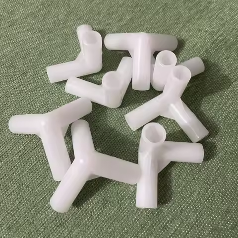 T Joint T Pipe Elbow Fittings Pipe Fitting Connectors 3 Way Pipe Corner Fitting Tent Bracket Joint A
