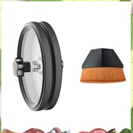 LP Vinyl Record Cleaner Clamp Vinyl Record Label Saver Protector Waterproof Acrylic Clean Tool With 