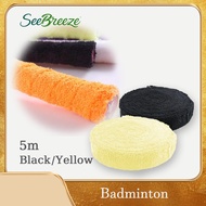 5m Badminton Towel Grip  Badminton Racket Cotton Towel Roll Grip Tape Badminton Finishing Tape