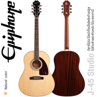 Epiphone® J-45 Studio กีตาร์โปร่ง ทรง J-45 ไม้หน้าแท้ ท็อปโซลิดซิทก้าสปรูซ / ไม้ข้างและหลังมะฮอกกาน