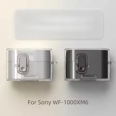 2026 New Earphone Case for Sony WF-1000XM6 Cover Cute Shockproof Box for Sony WF-1000 XM6 Cases Lock