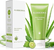 Aloderma Organic Aloe Vera Vitality Hydrating Cleanser to Deeply Cleanse Skin with a Moisture Rich L
