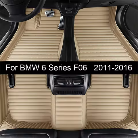 4 Doors Sedan Car Floor Mat Fit for BMW 6 series F06 650i 640i 2011 2012 2013 2014 2015 2016 Auto Ac