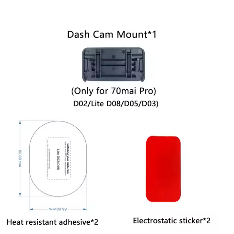 for 70mai Dash Cam Mount For for 70mai Dash Cam Pro D02 Lite D08 70mai Lite D08 For 70mai bracket fo