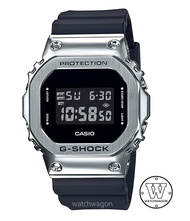 [Watchwagon] Casio G-Shock GM-5600-1 Digital Unisex Watch Chrome Plated Metal Bezel Black Resin Band  GM-5600  GM5600  GM-5600-1DR  gm-5600-1d