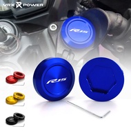 For YAMAHA R15v3 v4 R15m Motorcycle CNC Front Fork Preload Suspension Upper Covers Trim Caps