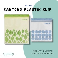 ORIGINAL Plastic Clip Food Bag Mpasi Spice Container Refrigerator Can Be Covered Organizer Reusable 