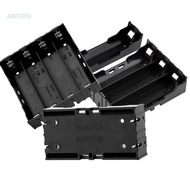 【3C】 Easy to Use 18650 Battery Case Holder with Pins Black Plastic Batteries Clip Box Great for Powering Electronics