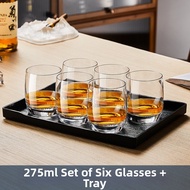 Crystal Glass Whiskey Glasses Set