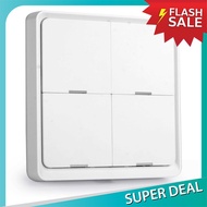 Hot Sales Tuya ZigBee Wireless Smarts Scene Switch 4 Gang Scenario Switch 4 Road Slab Scene Keys Swi