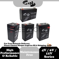 MSN 4V 3.5 / 4.5 | 6V 2.8 / 4.5 | 12V 2.6 Ah Rechargeable Back Up Sealed Lead Acid VRLA Battery Auto
