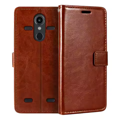 Case For AGM A9 Wallet Premium PU Leather Magnetic Flip Case Cover With Card Holder And Kickstand Fo
