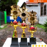 069 RED SET-1 trophy for 1st-2nd-3rd place