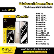 IFILM ฟิล์มไฮโดรเจล TPU แบบ กันมอง OPPO ออปโป้ รุ่น Find X2 Pro X3Pro X5Pro Reno4Pro Reno5Pro Reno6P