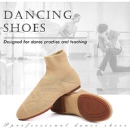 Dance Shoes Adult Women's Soft Sole Elastic Dance Shoes High Top Modern Jazz Dance Shoes Dance Training Shoes